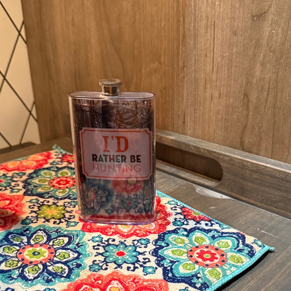 I'd Rather Be Hunting Flask